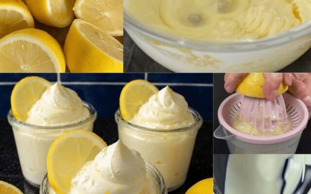 Enkel och enkel citronmousse – ett idiotsäkert hemgjort recept